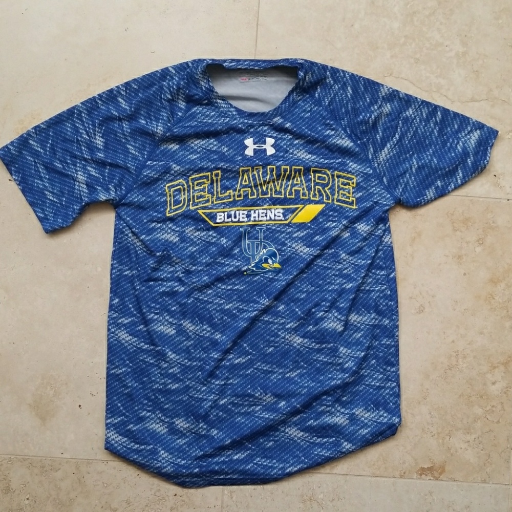 University of Delaware Blue Carbon Fiber Shirt